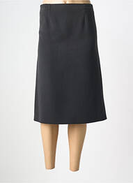 Jupe mi-longue coupe droite noir PLURIELLES femme