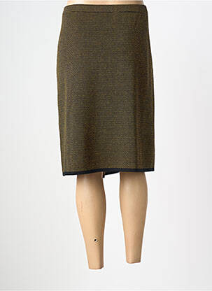 Jupe mi-longue coupe droite noir PLURIELLES femme