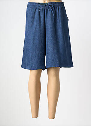Short taille normale taille normale bleu LOURDES CASTILLO femme