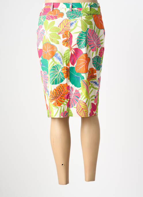 Jupe mi-longue taille normale vert FRANCE RIVOIRE femme