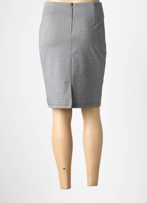 Jupe mi-longue taille normale gris PLURIELLES femme