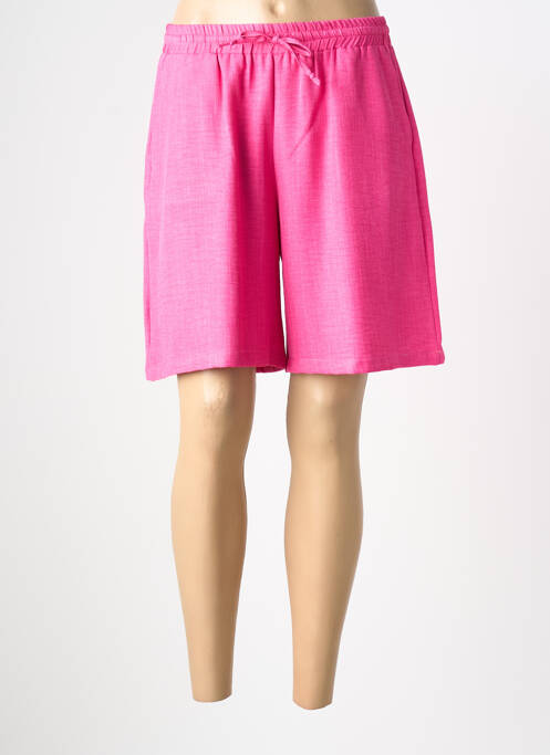 Short taille normale taille normale rose LOURDES CASTILLO femme