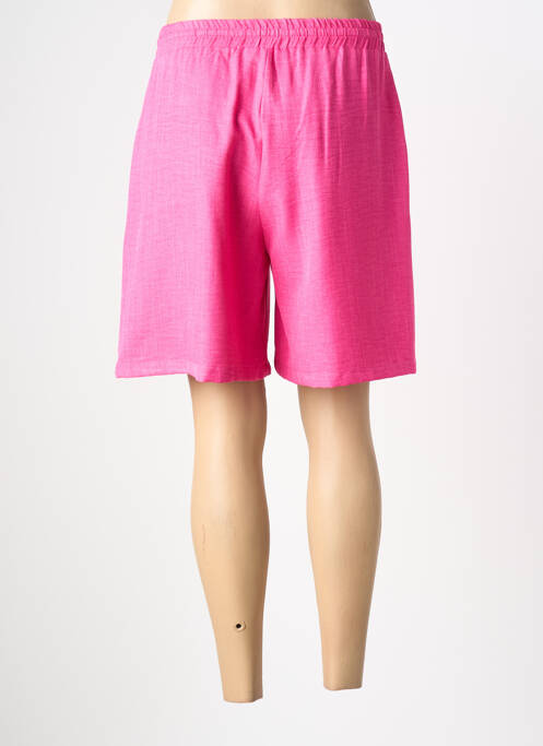 Short taille normale taille normale rose LOURDES CASTILLO femme