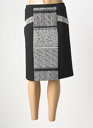 Jupe mi-longue stretch noir DIANE LAURY femme