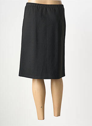 Jupe mi-longue stretch noir DIANE LAURY femme