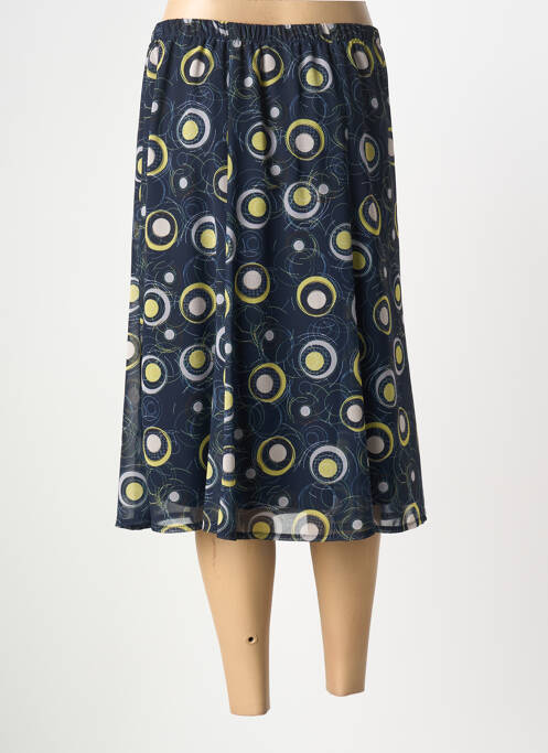 Jupe mi-longue doublure noir GEVANA femme
