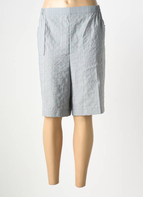 Bermuda taille élastique taille normale gris GEVANA femme