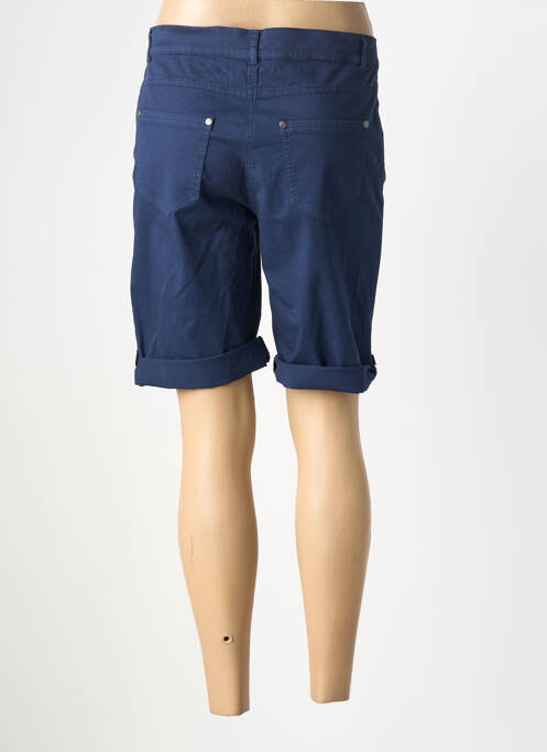 Bermuda slim taille normale bleu FRANCE RIVOIRE femme
