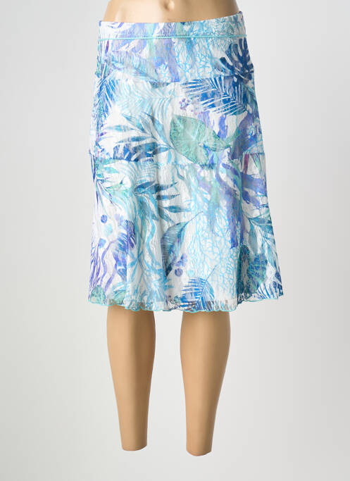 Jupe longue doublure bleu DIANE LAURY femme
