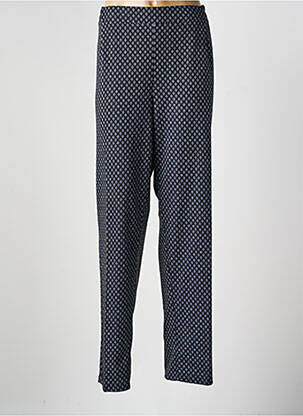 Pantalon droit stretch taille haute noir GEVANA femme