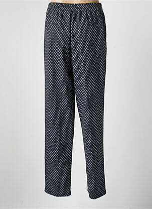 Pantalon droit stretch taille haute noir GEVANA femme