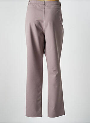 Pantalon slim taille élastique taille normale gris GEVANA femme