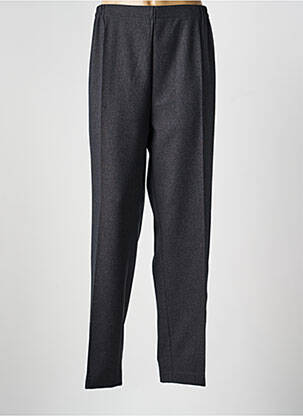 Pantalon droit taille élastique taille normale gris GEVANA femme