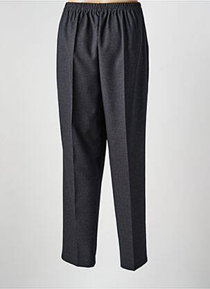 Pantalon droit taille élastique taille normale gris GEVANA femme