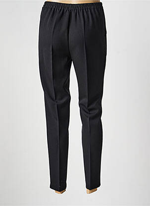 Pantalon droit taille élastique taille normale noir GEVANA femme