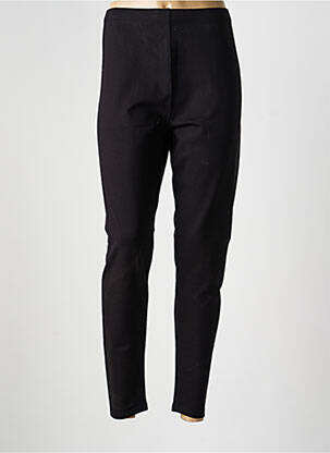 Legging tissage jersey noir GEVANA femme