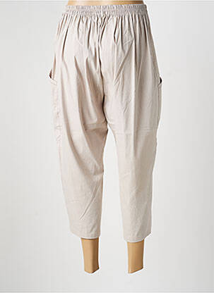 Pantacourt taille élastique taille normale gris GEVANA femme