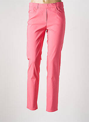 Pantalon slim taille élastique taille normale rose STARK femme