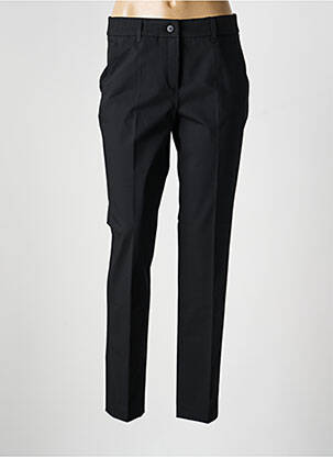 Pantalon chino fermeture zippée sous rabat boutonné taille normale noir STARK femme