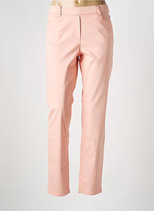 Pantalon slim taille élastique taille normale rose STARK femme