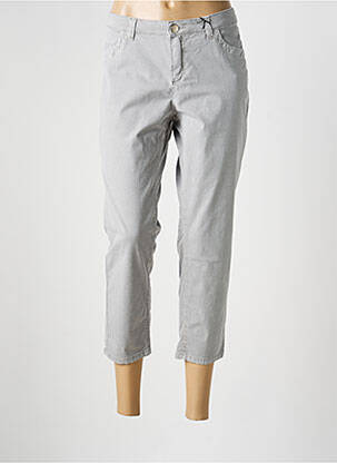 Pantacourt stretch taille basse gris STARK femme