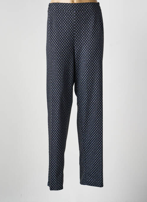 Pantalon droit stretch taille haute noir GEVANA femme