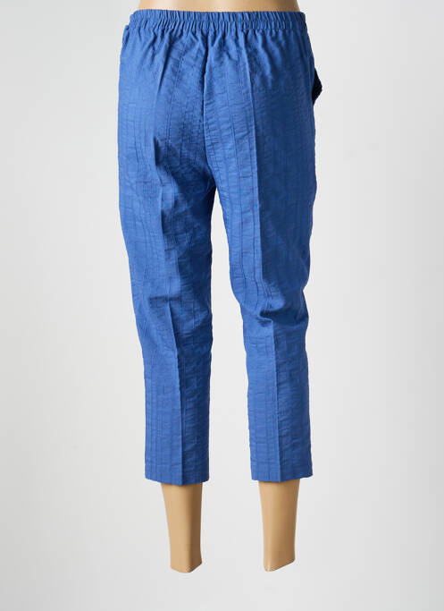 Pantacourt taille élastique taille normale bleu clair GEVANA femme