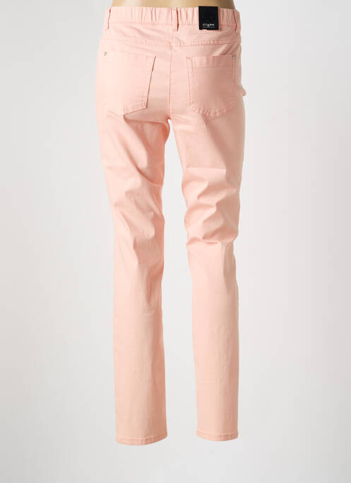Pantalon slim taille élastique taille normale orange STARK femme