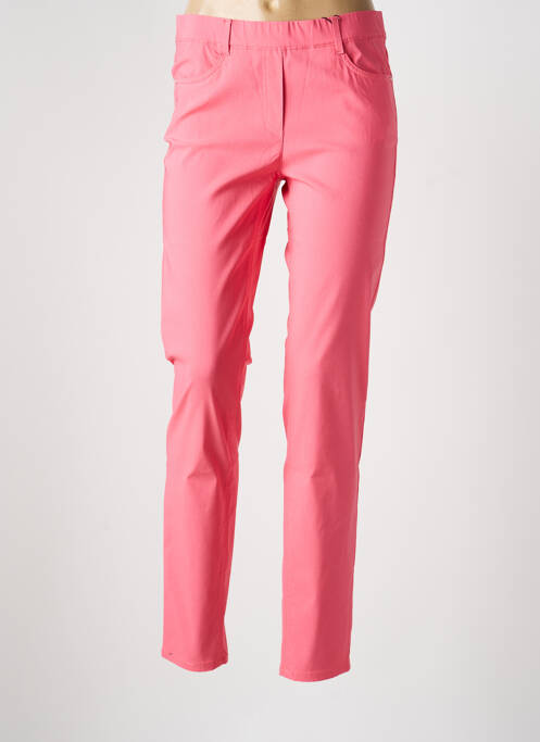 Pantalon slim taille élastique taille normale rose STARK femme
