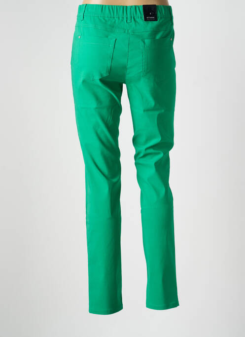 Pantalon slim taille élastique taille normale vert STARK femme