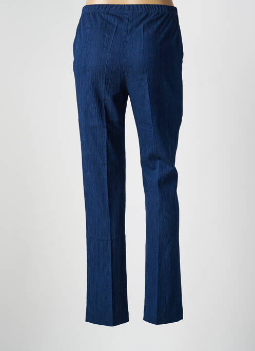 Pantalon slim taille élastique bleu FRANCE RIVIERE femme