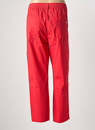 Pantalon slim taille élastique taille normale rouge TELMAIL femme