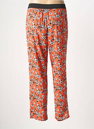 Pantalon slim taille élastique taille normale orange TELMAIL femme