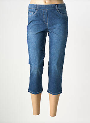 Pantacourt stretch taille normale bleu STARK femme