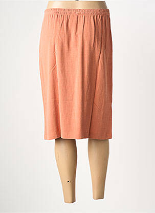 Jupe mi-longue taille normale rose TELMAIL femme