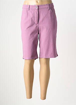 Bermuda coupe droite taille normale violet STARK femme