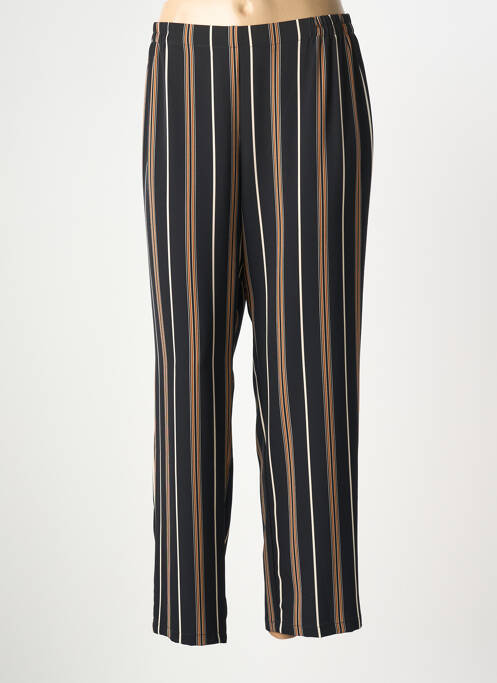 Pantalon droit taille élastique taille normale noir TELMAIL femme