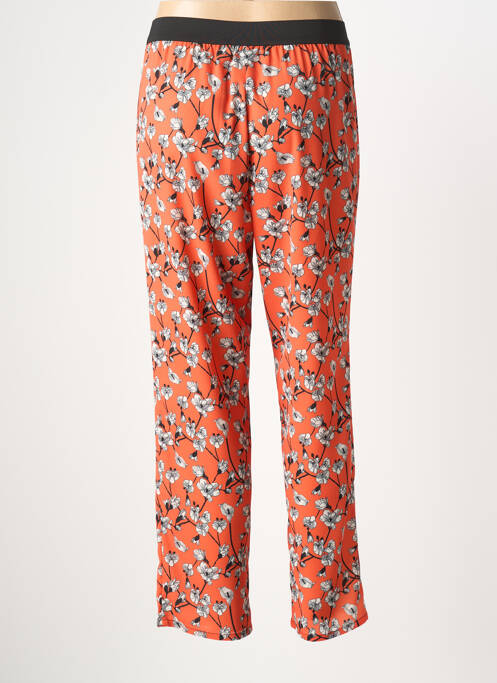 Pantalon slim taille élastique taille normale orange TELMAIL femme