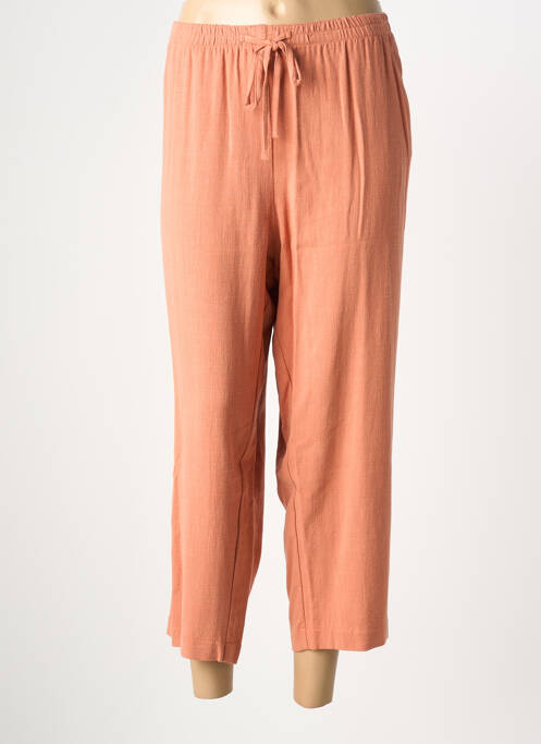 Pantalon 7/8 taille élastique taille normale rose TELMAIL femme