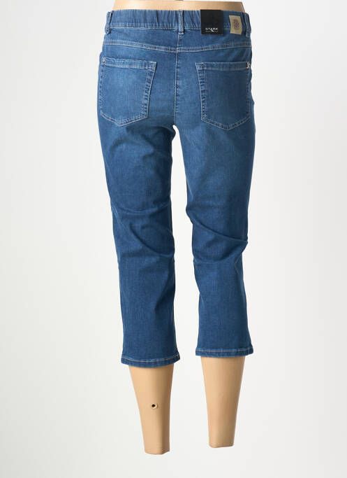 Pantacourt stretch taille normale bleu STARK femme