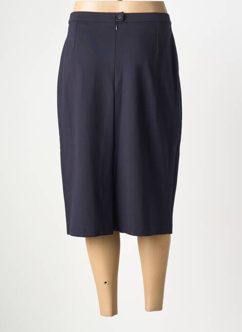 Jupe mi-longue stretch bleu FRANCE RIVOIRE femme