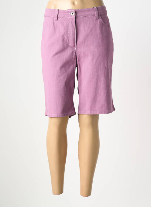 Bermuda coupe droite taille normale violet STARK femme