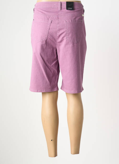 Bermuda coupe droite taille normale violet STARK femme