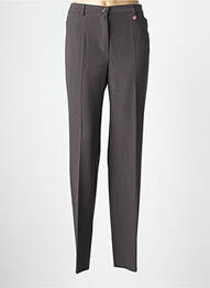 Pantalon droit stretch taille normale gris TONI femme