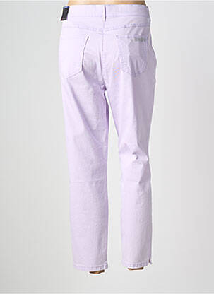 Pantalon 7/8 stretch taille normale violet TONI femme
