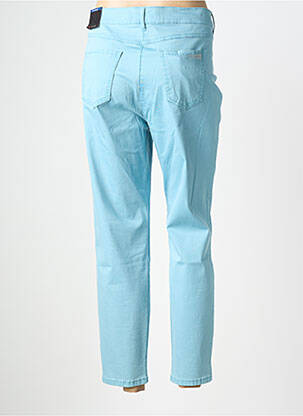 Pantalon 7/8 stretch taille normale bleu TONI femme