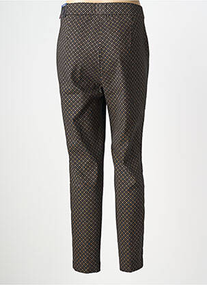 Pantalon slim taille élastique taille normale marron TONI femme