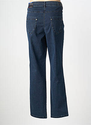 Jeans coupe droite stretch taille normale bleu TONI femme