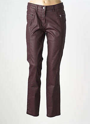 Pantalon slim stretch taille normale violet TONI femme