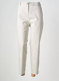 Pantalon 7/8 stretch taille normale beige TONI femme